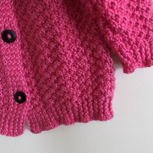 Hand knitted toddlers jacket for 2-3 years old, Little cardigan - Picture 5 of 8